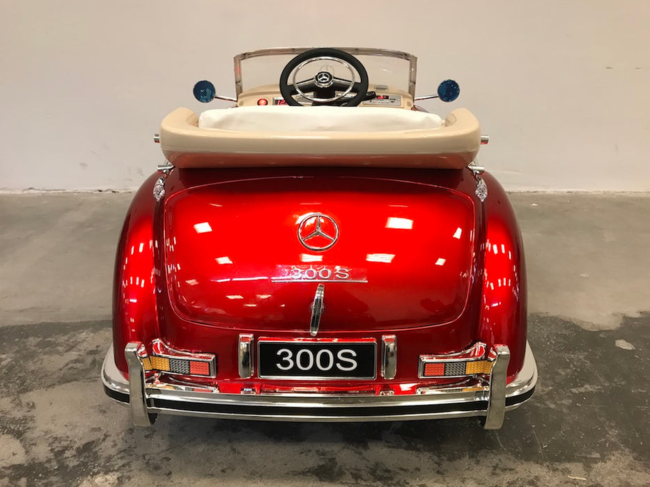Mercedes 300 S Accu Auto 12V + 2.4G Afstandsbediening (rood) - Trapautodealer