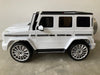 Mercedes-Benz G500 Kinderauto 12 Volt + 2.4G RC (wit) - Trapautodealer