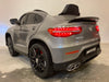Mercedes GLC 63 Accuauto 1-Persoons 12V 4WD + 2.4G RC (zilvergrijs) - Trapautodealer