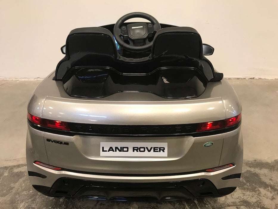 Range Rover Evoque Accu kinderauto 12V 4WD + 2.4G RC (zilvergrijs) - Trapautodealer