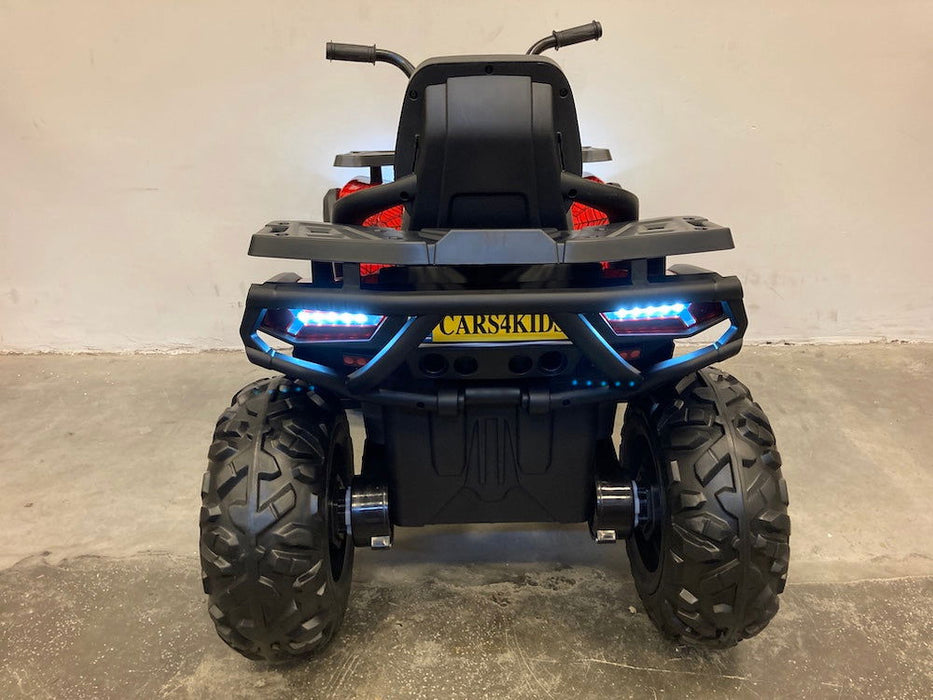 Elektrische Kinderquad Spider 12V Rood - Met Spider Print - Trapautodealer