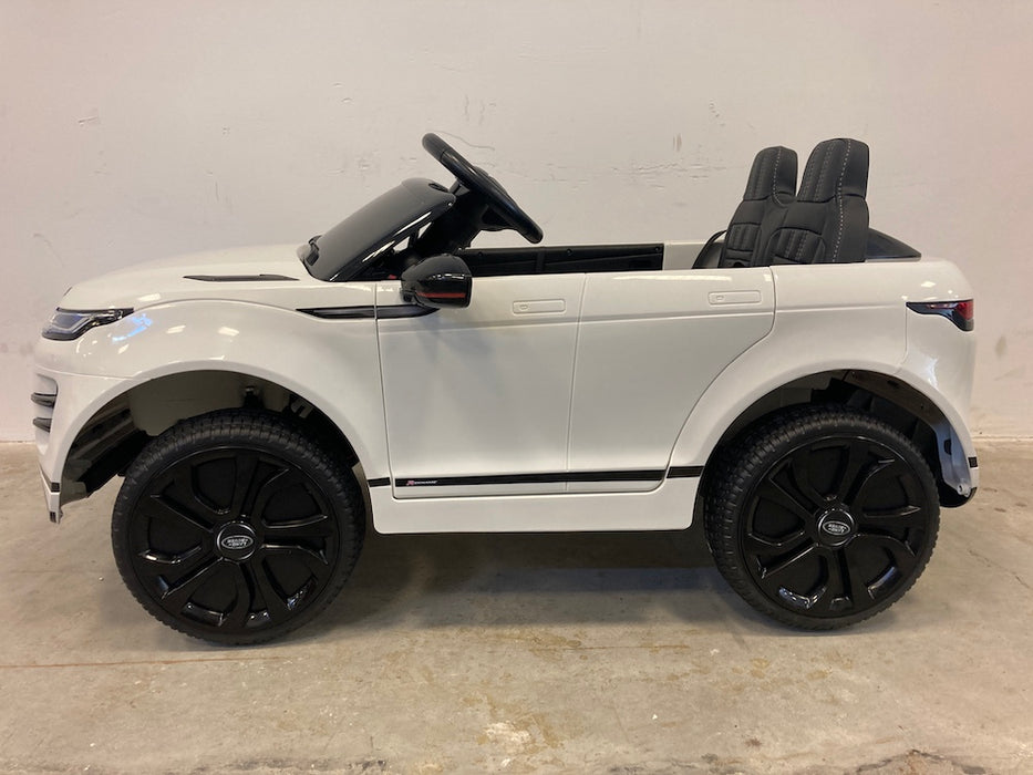 Range Rover Evoque Kinderauto 12V 4WD + 2.4G RC (wit) - Trapautodealer