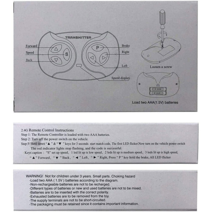 Afstandsbediening 2.4 Ghz (Model 2) - Trapautodealer