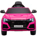 Audi RS Q8 Kinderauto 12V + 2.4G Afstandsbediening (roze) - Trapautodealer