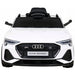 Audi E-Tron Sportback Auto voor Kinderen 12V + 2.4G RC (wit) - Trapautodealer