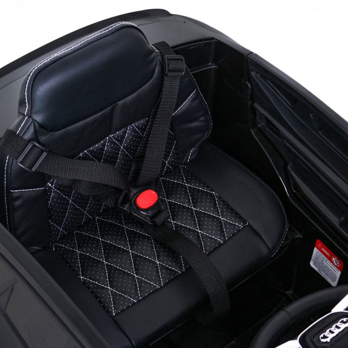Audi E-Tron Sportback Auto voor Kinderen 12V + 2.4G RC (wit) - Trapautodealer