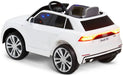 Audi Q8 Auto Voor Kinderen 12V + 2.4G RC (wit) - Trapautodealer