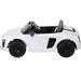 Audi R8 Spyder Kinderauto 12V + 2.4G RC (wit) - Trapautodealer