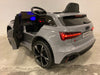 Audi RS6 Kinderauto 12 Volt + 2.4G Afstandsbediening (nardo grijs) - Trapautodealer