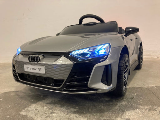 Audi RS E-Tron GT Accu Auto Voor Kinderen 12V 4WD + 2.4G RC (zilver) - Trapautodealer