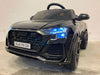 Audi RS Q8 Auto Voor Kinderen 12V + 2.4G Afstandsbediening (zwart) - Trapautodealer