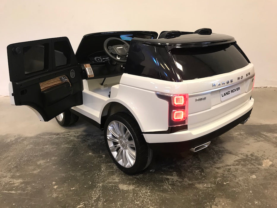 Range Rover HSE 2-Zitter Accu Auto 12V 4WD + 2.4G Afstandsbediening (wit) - Trapautodealer