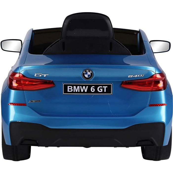 BMW 6 GT Accu Auto 12V + 2.4G RC (blauw) - Trapautodealer