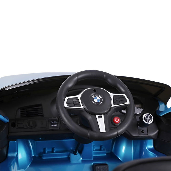 BMW 6 GT Accu Auto 12V + 2.4G RC (blauw) - Trapautodealer