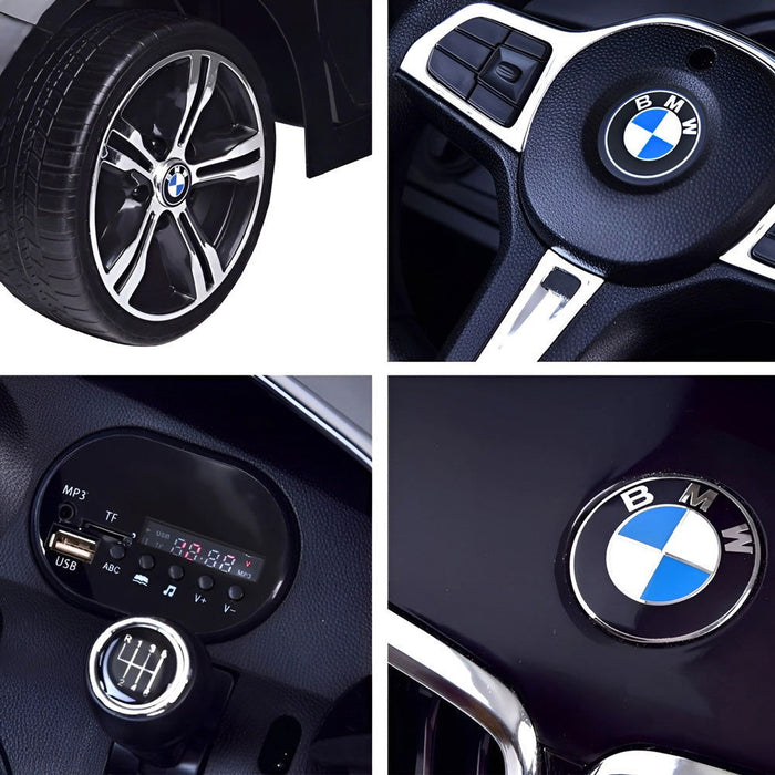 BMW 6 GT Accu Auto 12V + 2.4G RC (blauw) - Trapautodealer
