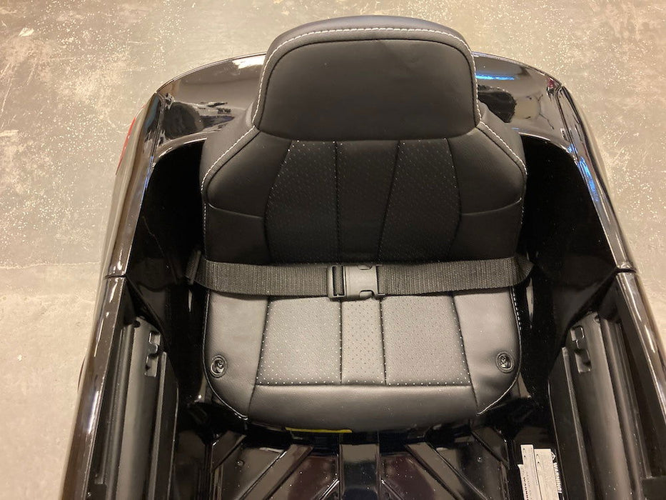 BMW 6 GT Kinderauto 12V + 2.4G Afstandsbediening (zwart) - Trapautodealer