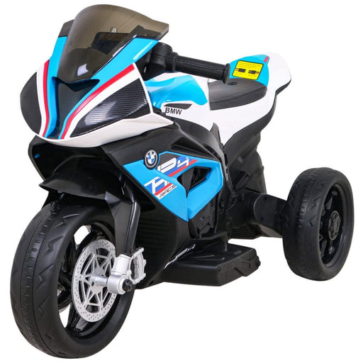BMW HP4 Mini Kindermotor 12V (blauw) - Trapautodealer