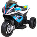 BMW HP4 Mini Kindermotor 12V (blauw) - Trapautodealer