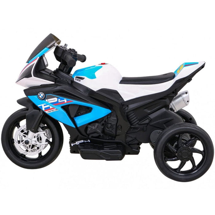 BMW HP4 Mini Kindermotor 12V (blauw) - Trapautodealer