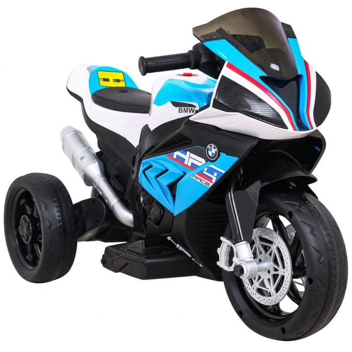 BMW HP4 Mini Kindermotor 12V (blauw) - Trapautodealer