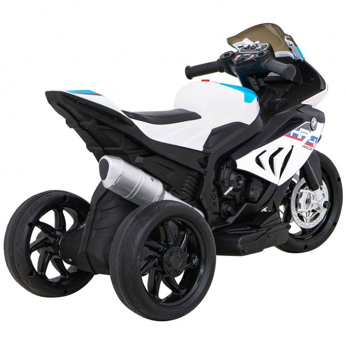 BMW HP4 Mini Motor Voor Kinderen 12V (wit) - Trapautodealer