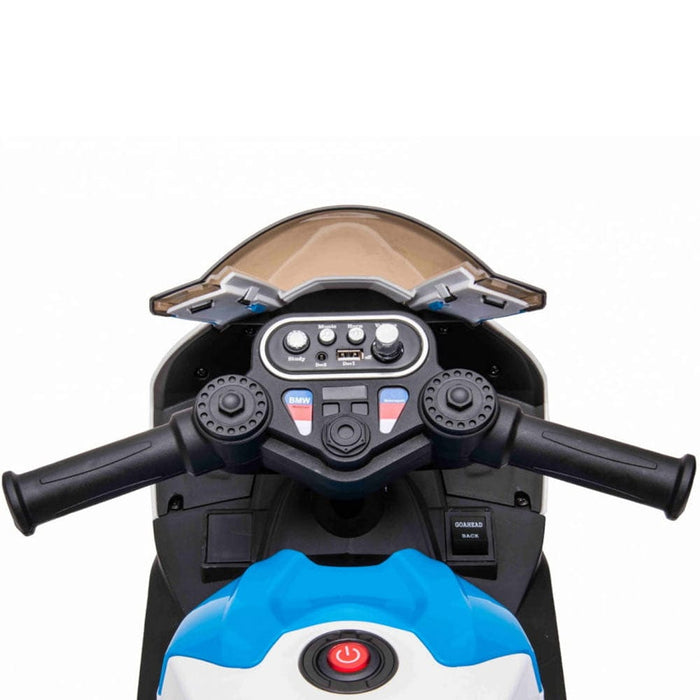 BMW HP4 Mini Motor Voor Kinderen 12V (wit) - Trapautodealer