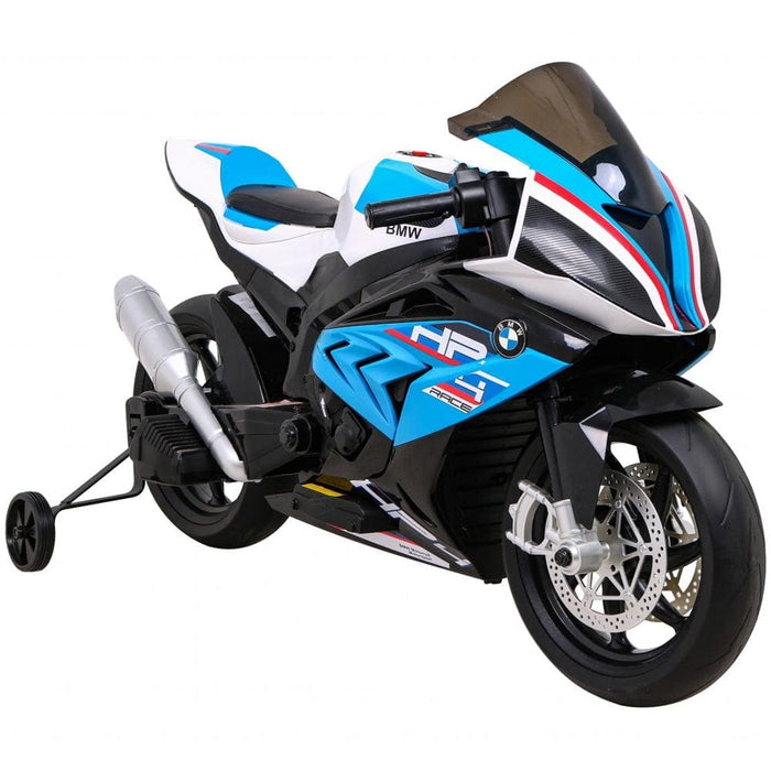 BMW HP4 Race Elektrische Kindermotor 12V (blauw) - Trapautodealer