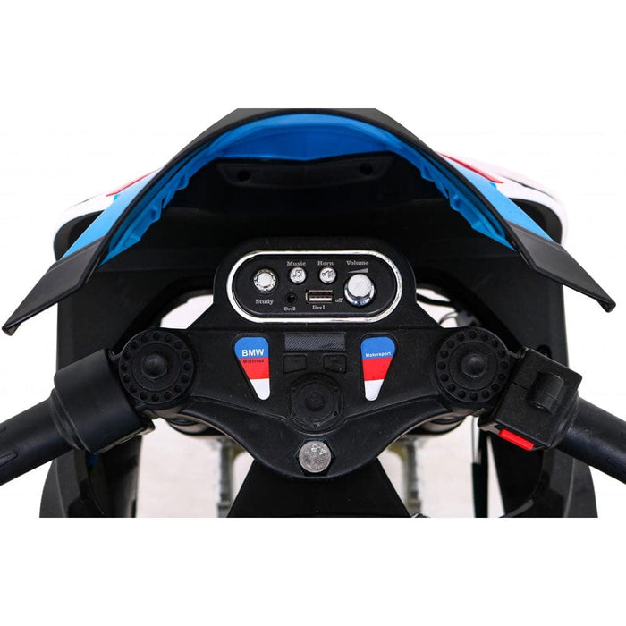 BMW HP4 Race Elektrische Kindermotor 12V (blauw) - Trapautodealer