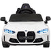 BMW M4 Competition Accu Auto 12 Volt + 2.4G RC (wit) - Trapautodealer