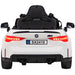 BMW M4 Competition Accu Auto 12 Volt + 2.4G RC (wit) - Trapautodealer