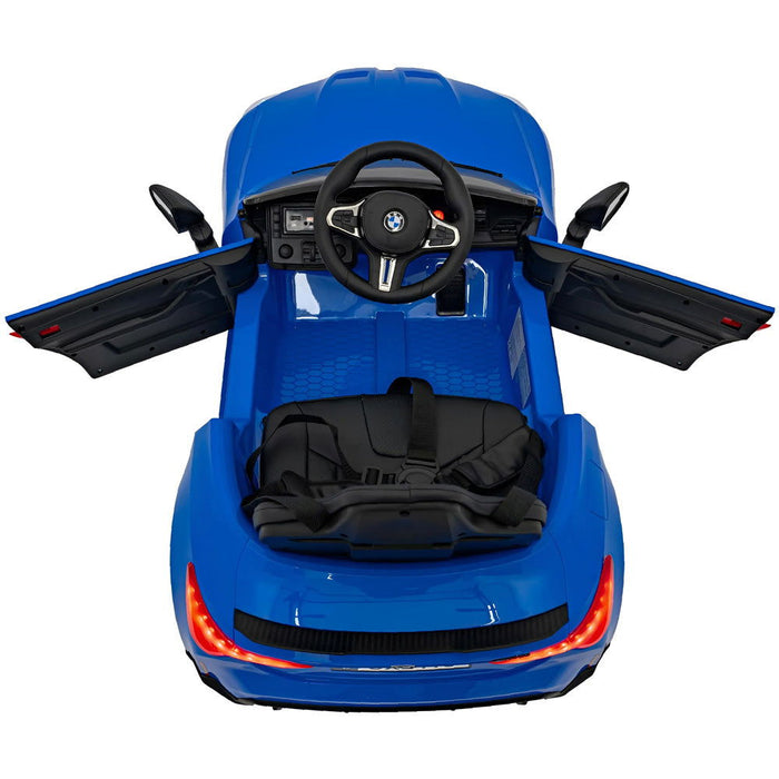 BMW M4 Competition Auto voor Kinderen 12V + 2.4G Afstandsbediening (blauw) - Trapautodealer
