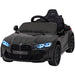 BMW M4 Competition Elektrische Kinderauto 12V + 2.4G RC (zwart) - Trapautodealer