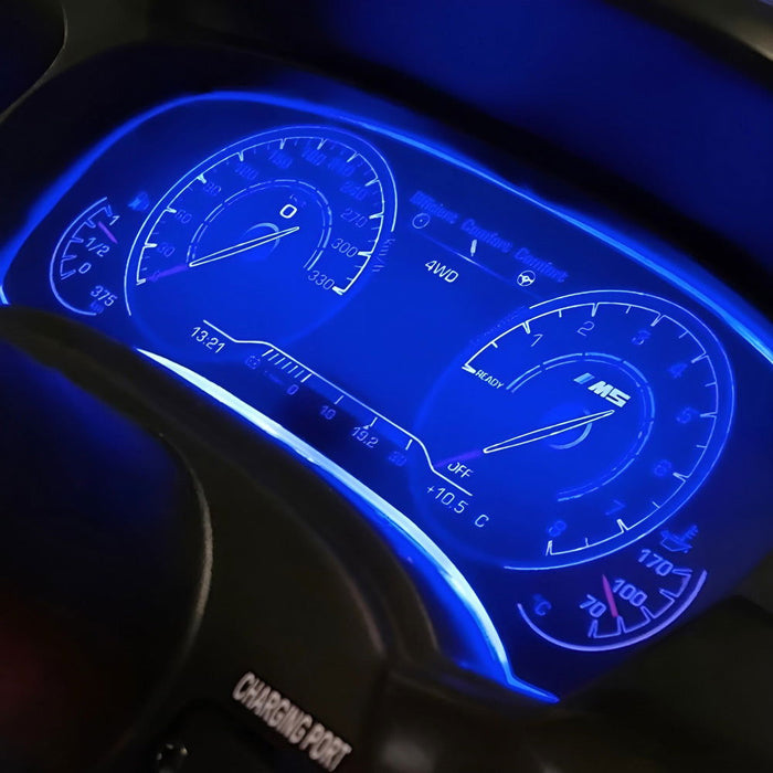 BMW M5 Elektrische Kinderauto 24V + 2.4G RC (zwart + MP4) - Trapautodealer