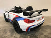 BMW M6 GT3 kinderauto 12V + 2.4G RC Wit - Trapautodealer
