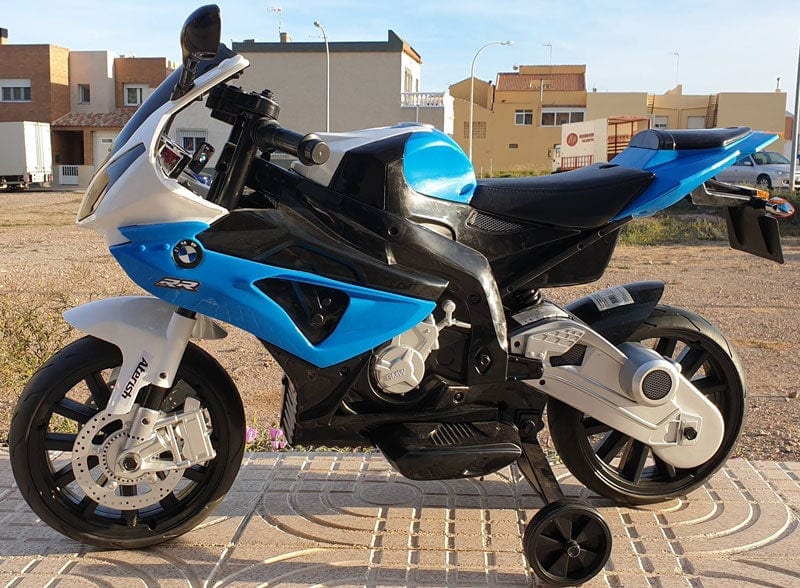 BMW S1000RR Kindermotor 12V (blauw) - Trapautodealer