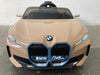 BMW i4 Auto Voor Kinderen 12V + 2.4G RC (brons) - Trapautodealer