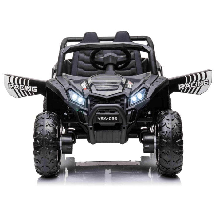 Beach Buggy UTV 2000M 4WD 1-Persoons Kinderauto 12V + 2.4G RC (zwart) - Trapautodealer