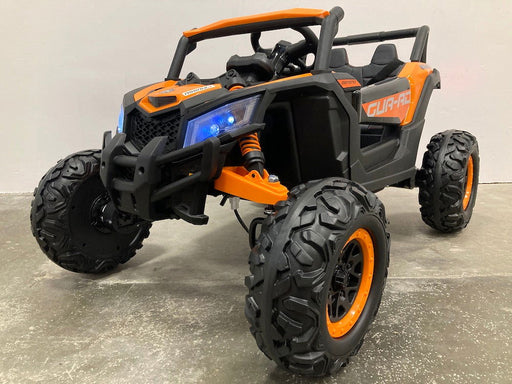 Beach Buggy X3 4WD 1-Persoons Kinderjeep 12V + 2.4G RC (oranje) - Trapautodealer