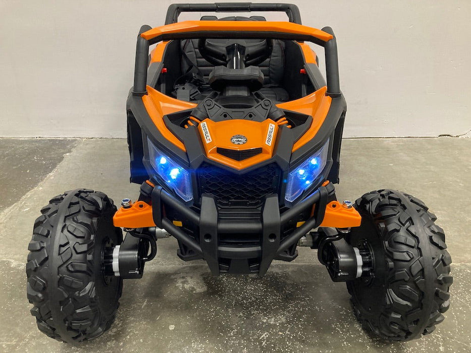 Beach Buggy X3 4WD 1-Persoons Kinderjeep 12V + 2.4G RC (oranje) - Trapautodealer