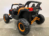 Beach Buggy X3 4WD 1-Persoons Kinderjeep 12V + 2.4G RC (oranje) - Trapautodealer