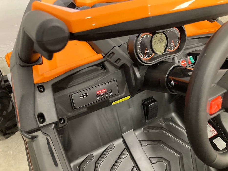 Beach Buggy X3 4WD 1-Persoons Kinderjeep 12V + 2.4G RC (oranje) - Trapautodealer