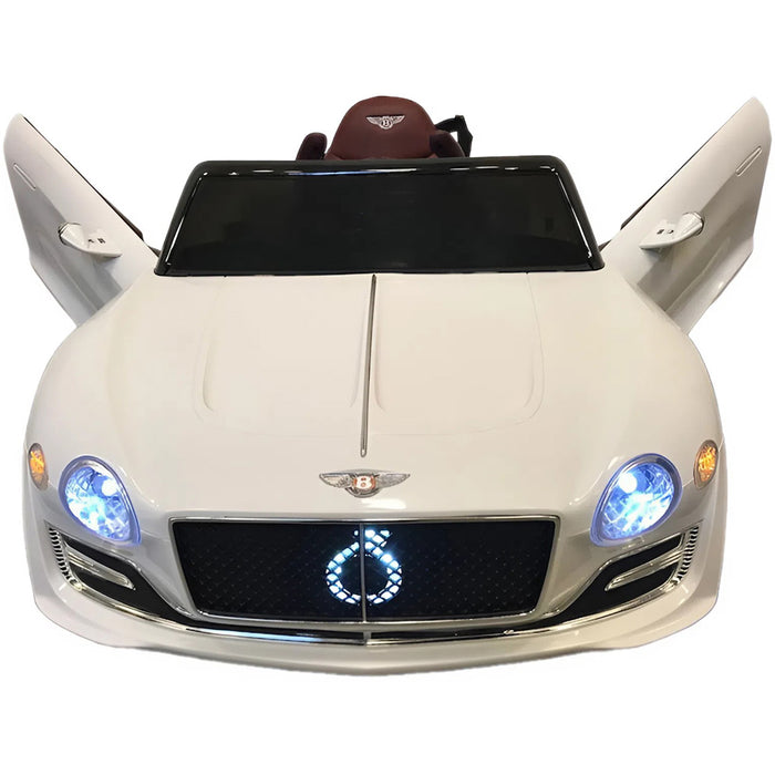Bentley EXP 12 elektrische kinderauto 12V + 2.4G RC (wit) - Trapautodealer