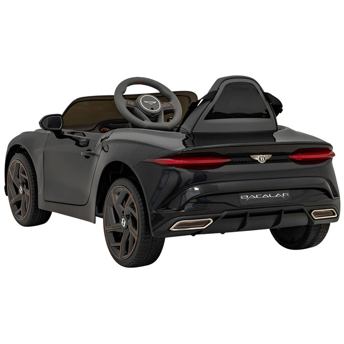 Bentley Bacalar Auto Voor Kinderen 12V + 2.4G RC (zwart en 4WD) - Trapautodealer