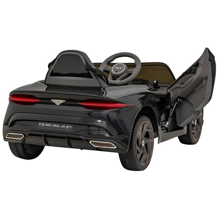 Bentley Bacalar Auto Voor Kinderen 12V + 2.4G RC (zwart en 4WD) - Trapautodealer