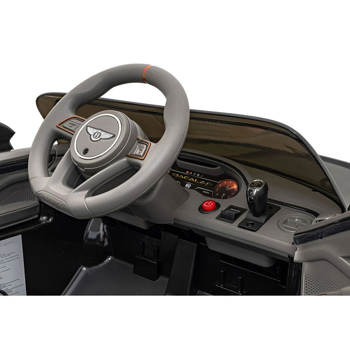 Bentley Bacalar Auto Voor Kinderen 12V + 2.4G RC (zwart en 4WD) - Trapautodealer
