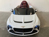 Bentley Bacalar Kinderauto 12V + 2.4G RC (creme wit) - Trapautodealer