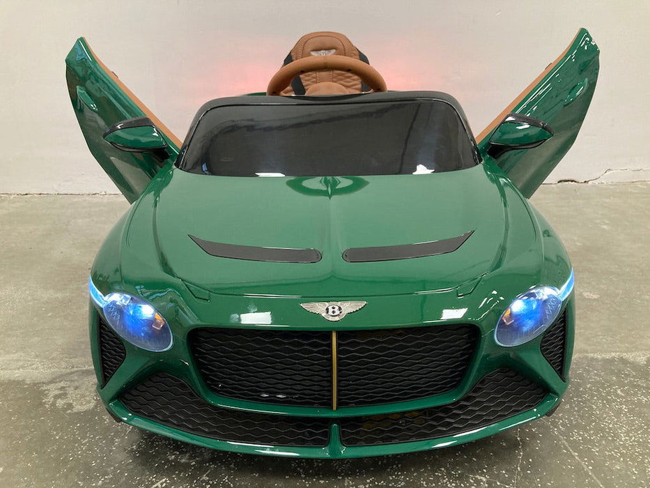 Bentley Bacalar elektrische Kinderauto 12V + 2.4G RC groen metallic - Trapautodealer