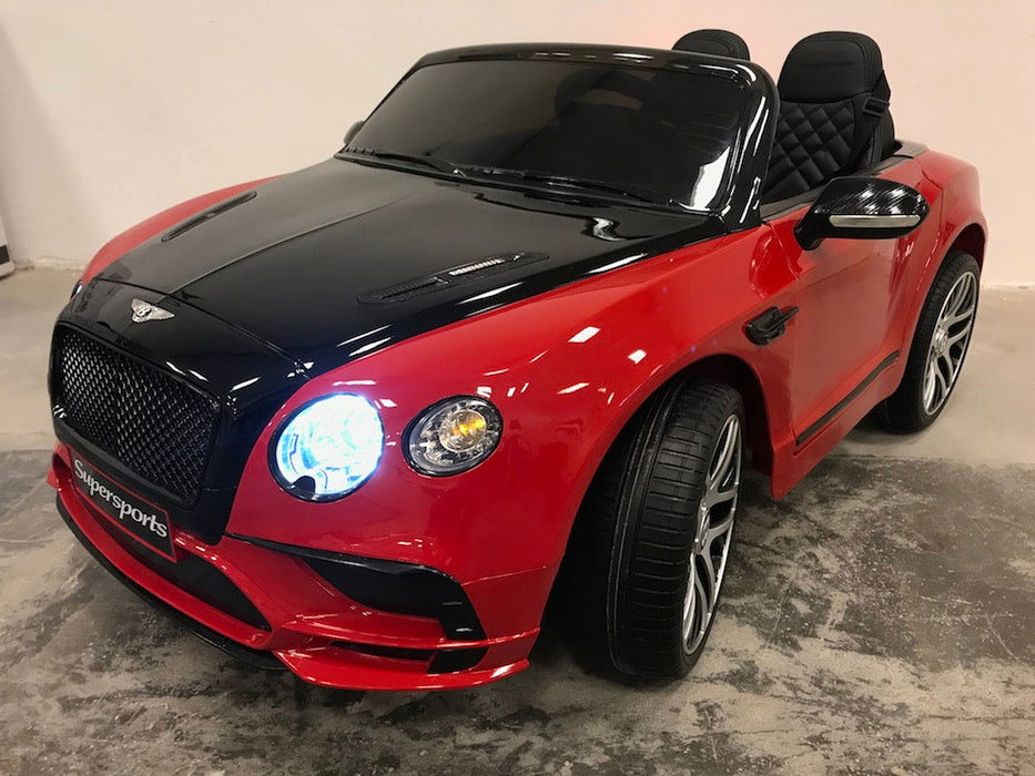 Bentley Continental Supersports Accu Auto 12V + 2.4G RC (rood) - Trapautodealer