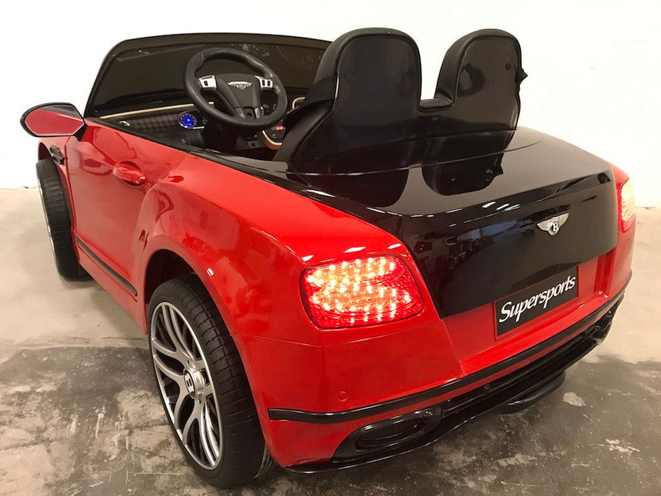 Bentley Continental Supersports Accu Auto 12V + 2.4G RC (rood) - Trapautodealer