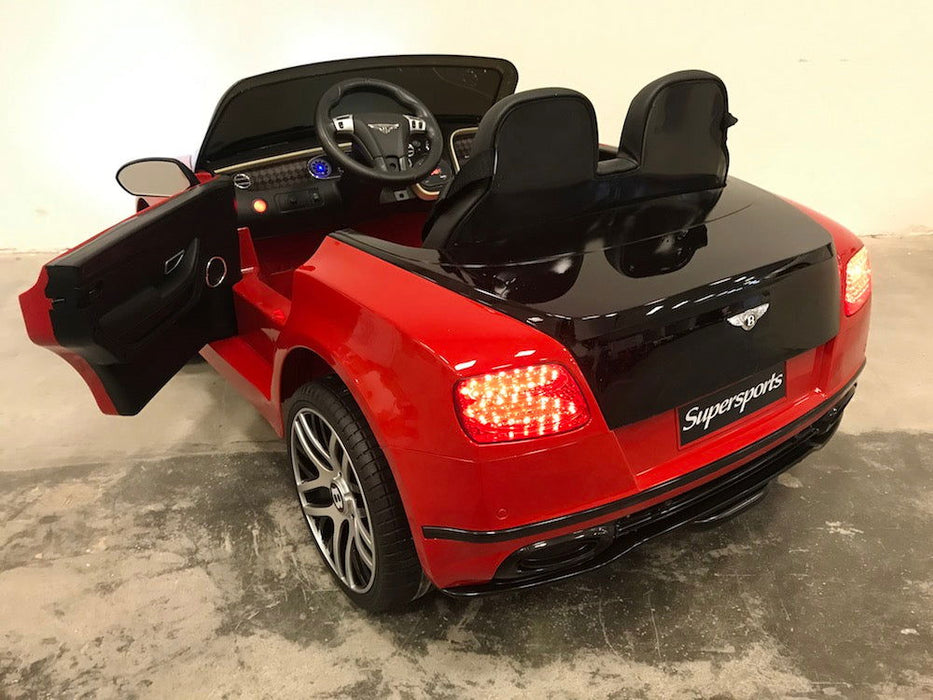 Bentley Continental Supersports Accu Auto 12V + 2.4G RC (rood) - Trapautodealer